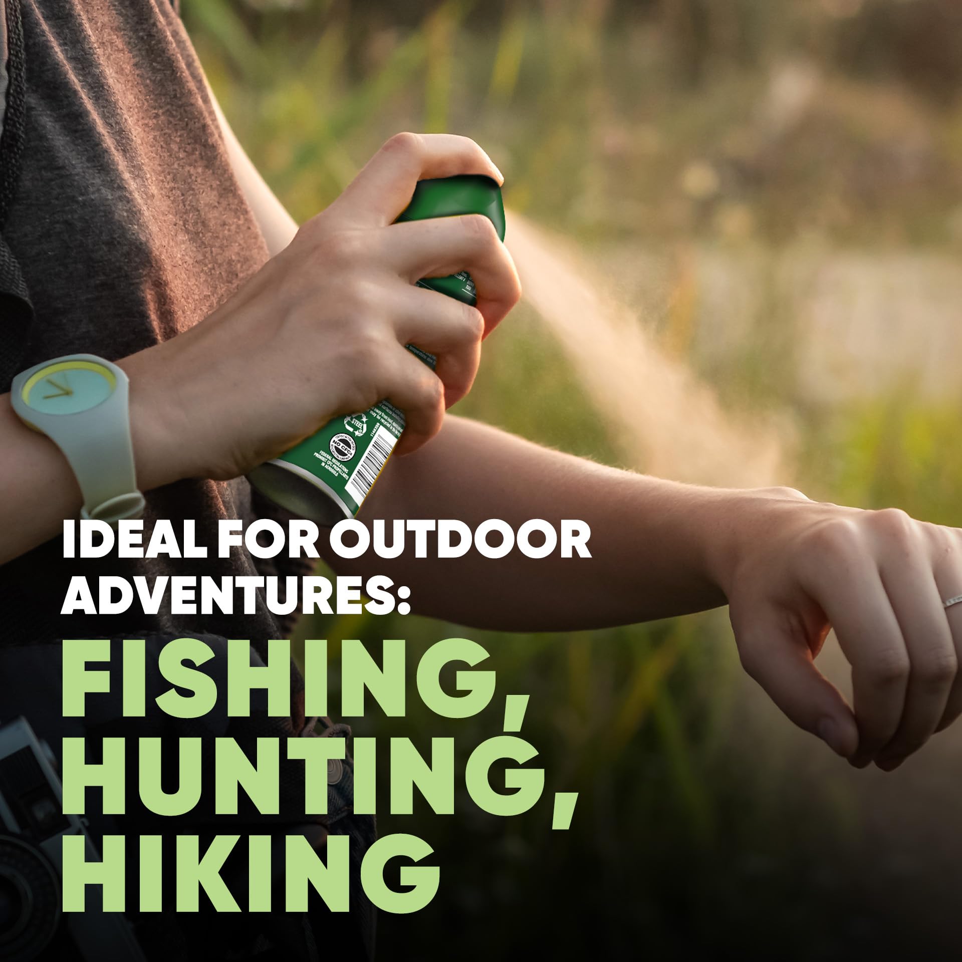 OFF! Deep Woods Insect Repellent Aerosol, Dry, Non-Greasy Formula, Bug Spray with Long Lasting Protection from Mosquitoes, 4 Oz, 2 Count - Image 3