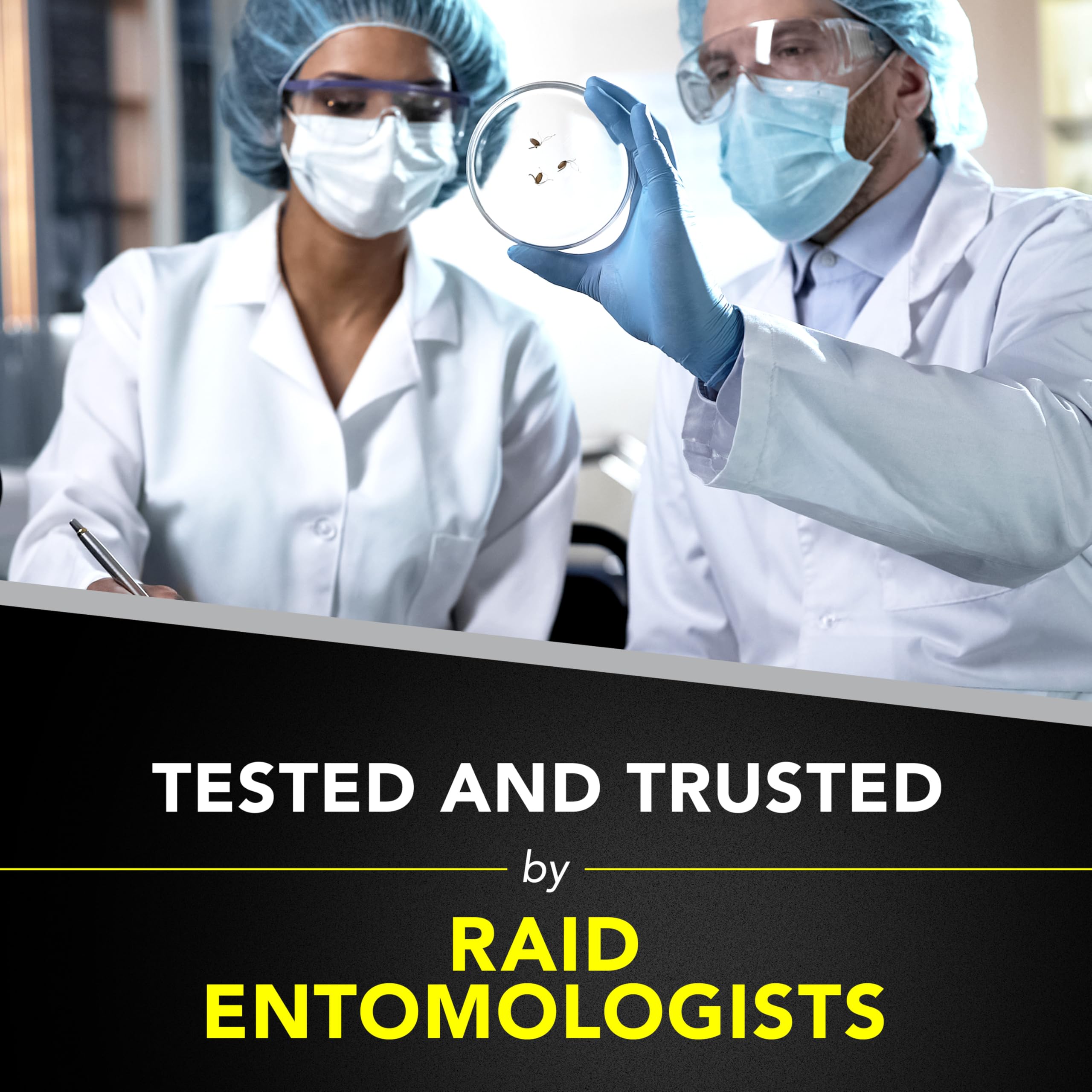 Raid Wasp & Hornet Killer Spray, Bug Killer Kills the Entire Nest, 14 Oz, 2 Count - Image 7