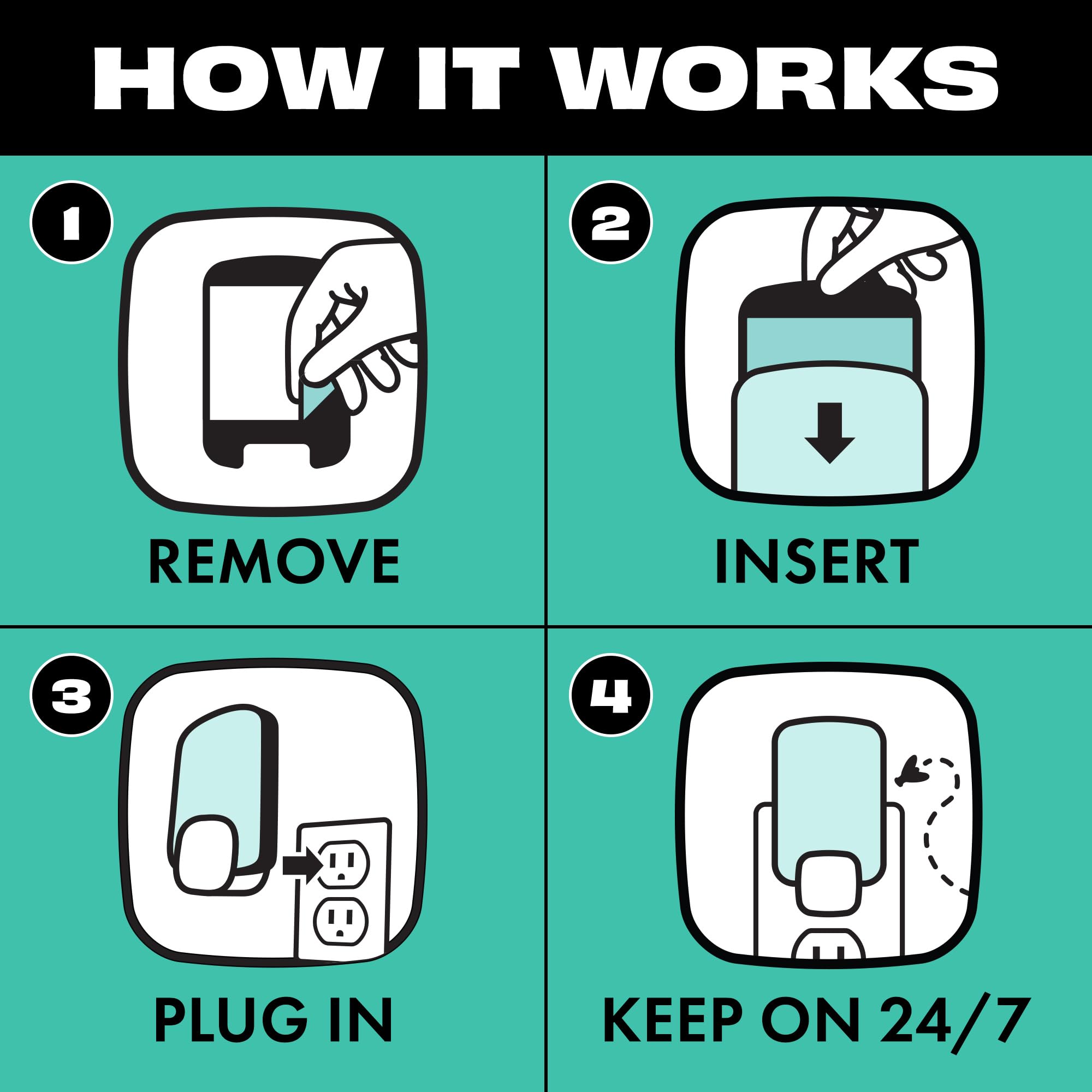 STEM Flying Insect Trap - Indoor Fruit Fly & Gnat Catcher for Home, Kitchen & Any Room, Attracts & Traps Bugs, Soft Blue UV Light - Includes 2 Plug-In Devices & 2 Cartridges - Image 8