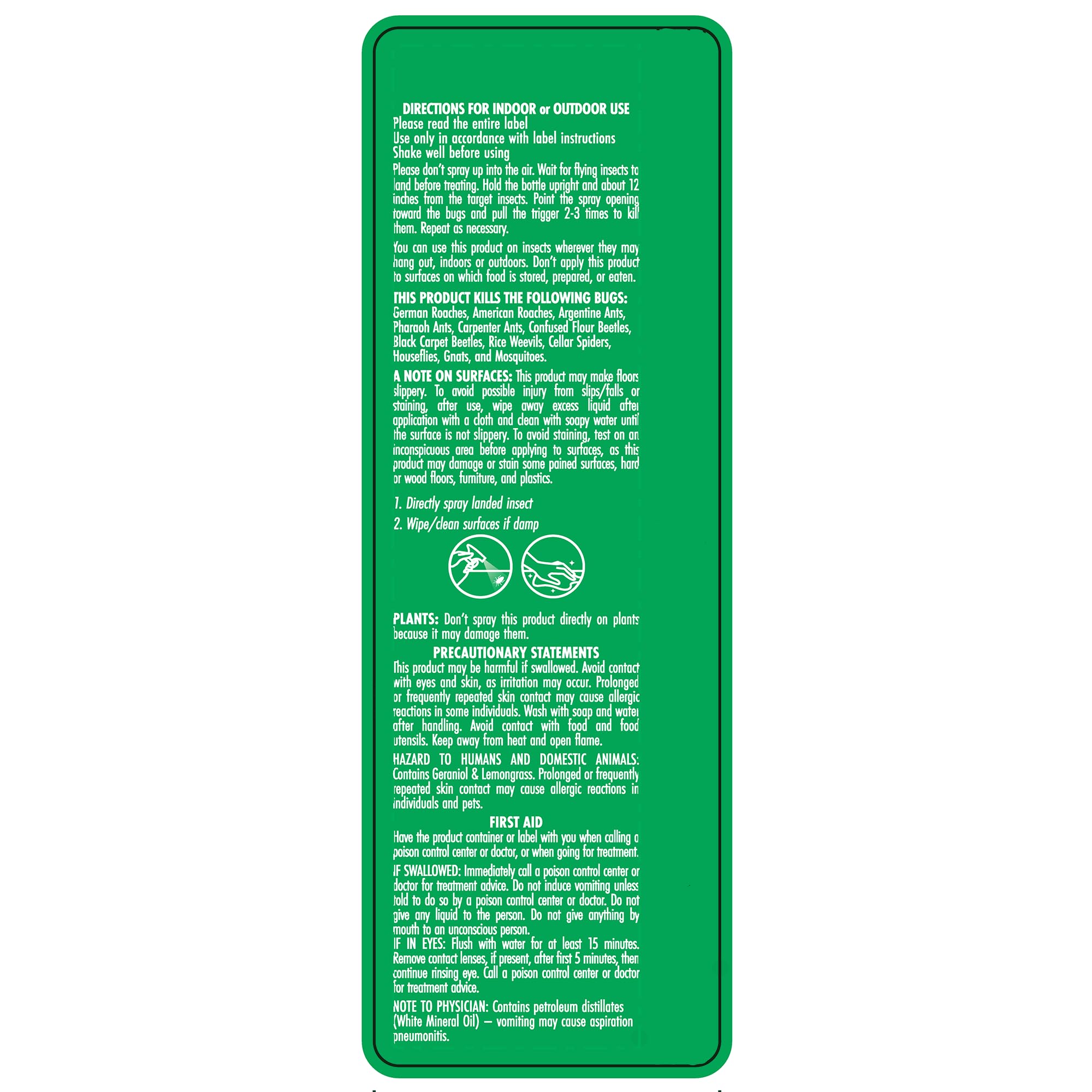 STEM Kills Ants, Roaches And Flies: Plant-Based Active Ingredient Bug Spray, Botanical Insecticide For Indoor And Outdoor Use; 12 fl oz (Pack Of 1) - Image 11