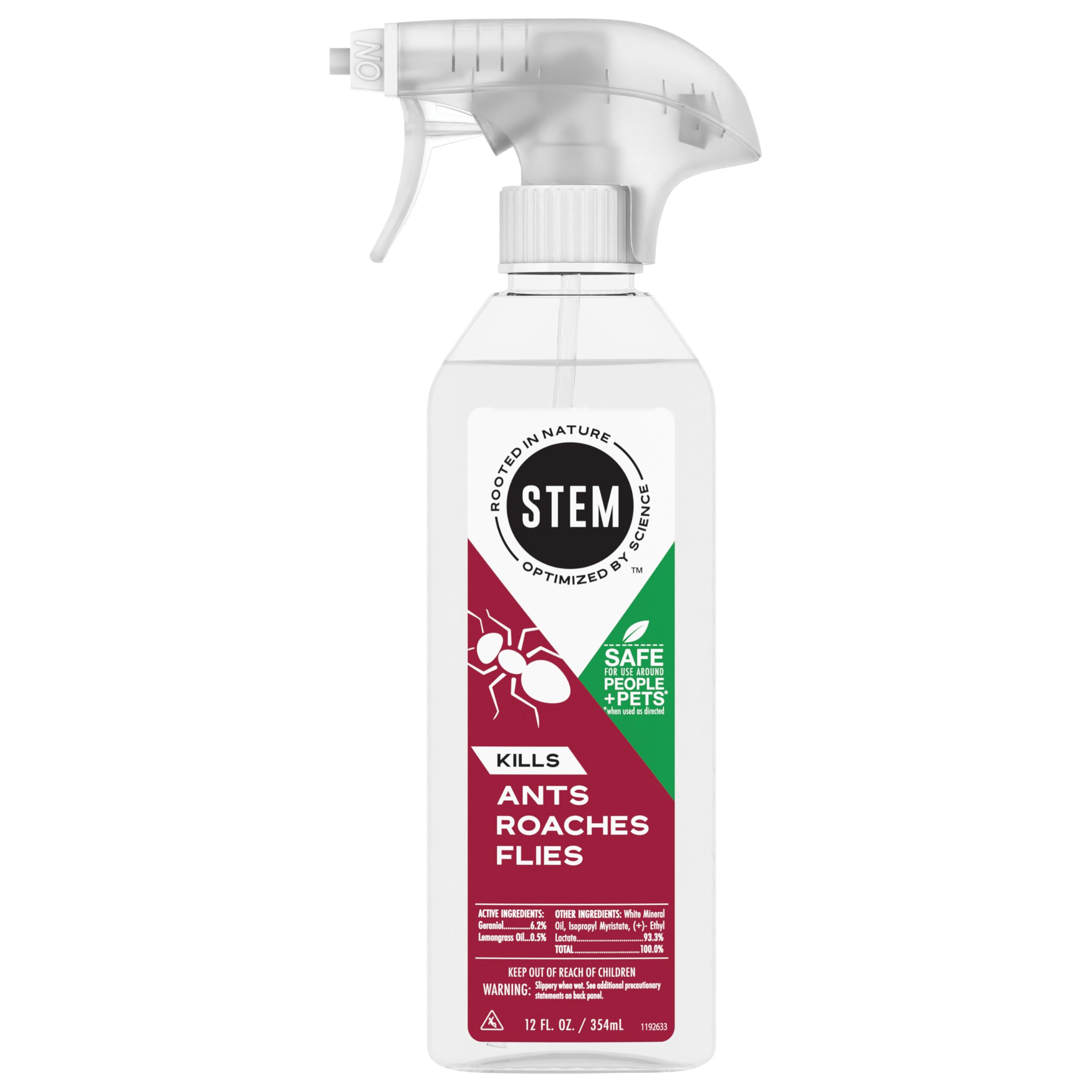 STEM Kills Ants, Roaches And Flies: Plant-Based Active Ingredient Bug Spray, Botanical Insecticide For Indoor And Outdoor Use; 12 fl oz (Pack Of 1) - Image 13