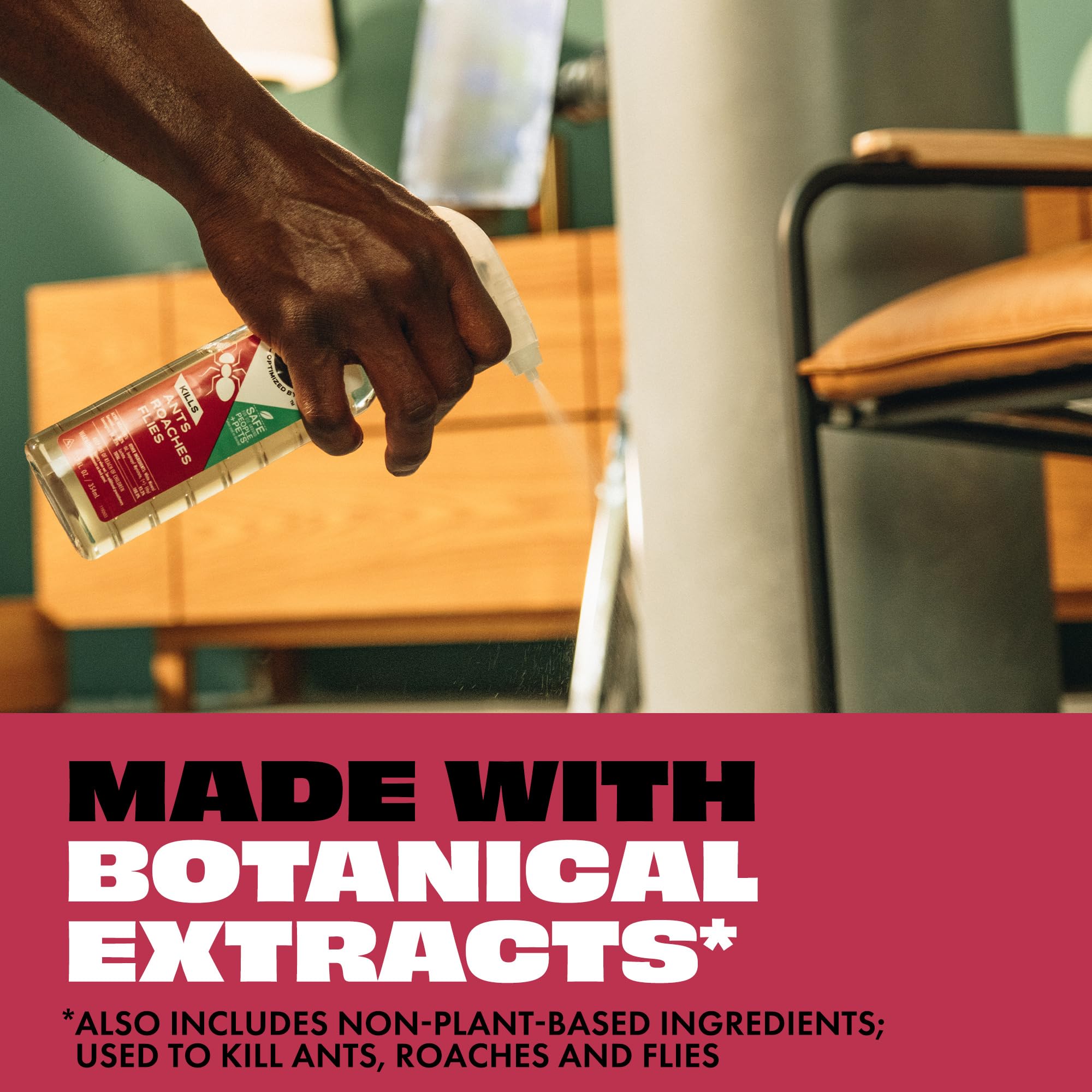 STEM Kills Ants, Roaches And Flies: Plant-Based Active Ingredient Bug Spray, Botanical Insecticide For Indoor And Outdoor Use; 12 fl oz (Pack Of 1) - Image 5