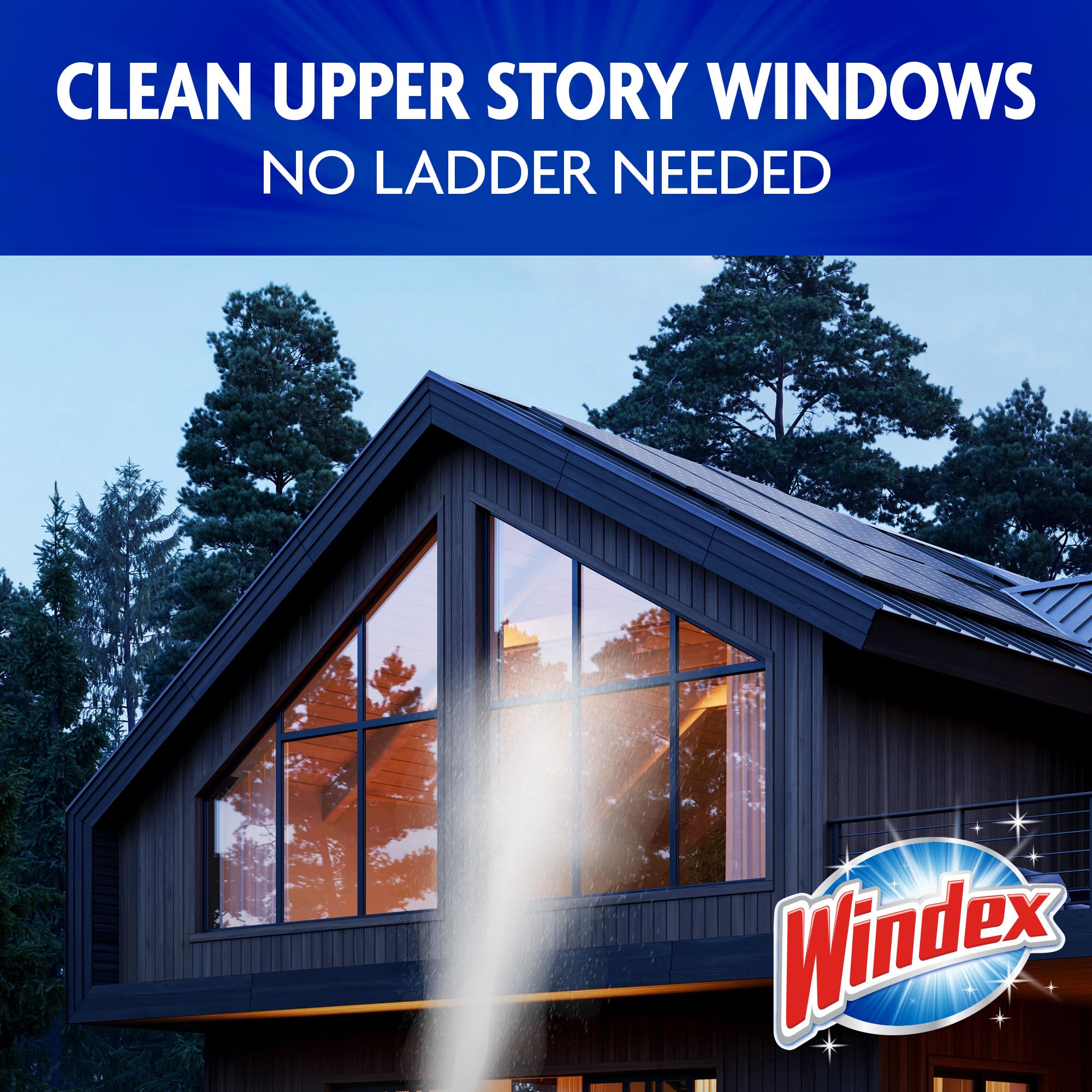 Windex Outdoor Window and Glass Cleaner for Hose Ammonia Free, Concentrated Formula for Deep Outdoor Clean, Patio Cleaner, Compatible With All Hoses, 32 Fl Oz (Pack of 2) - Image 6