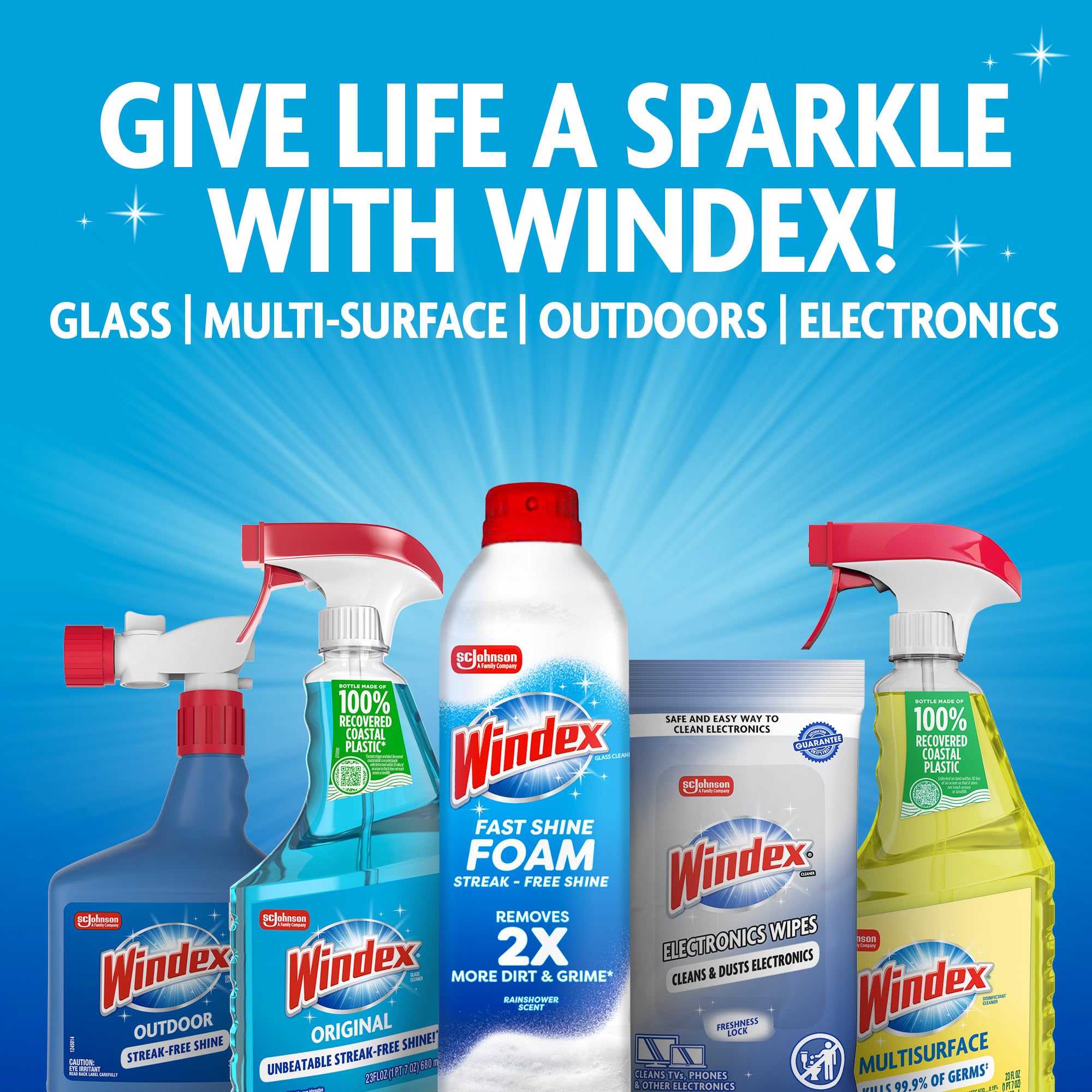 Windex Outdoor Window and Glass Cleaner for Hose Ammonia Free, Concentrated Formula for Deep Outdoor Clean, Patio Cleaner, Compatible With All Hoses, 32 Fl Oz (Pack of 2) - Image 9
