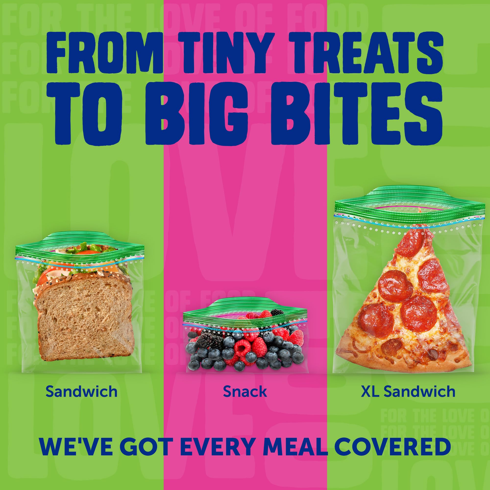 Ziploc Brand Lunch Trio Variety Pack with EasyGuide Texture, Grip ’n Seal Technology, 225 count - Image 4