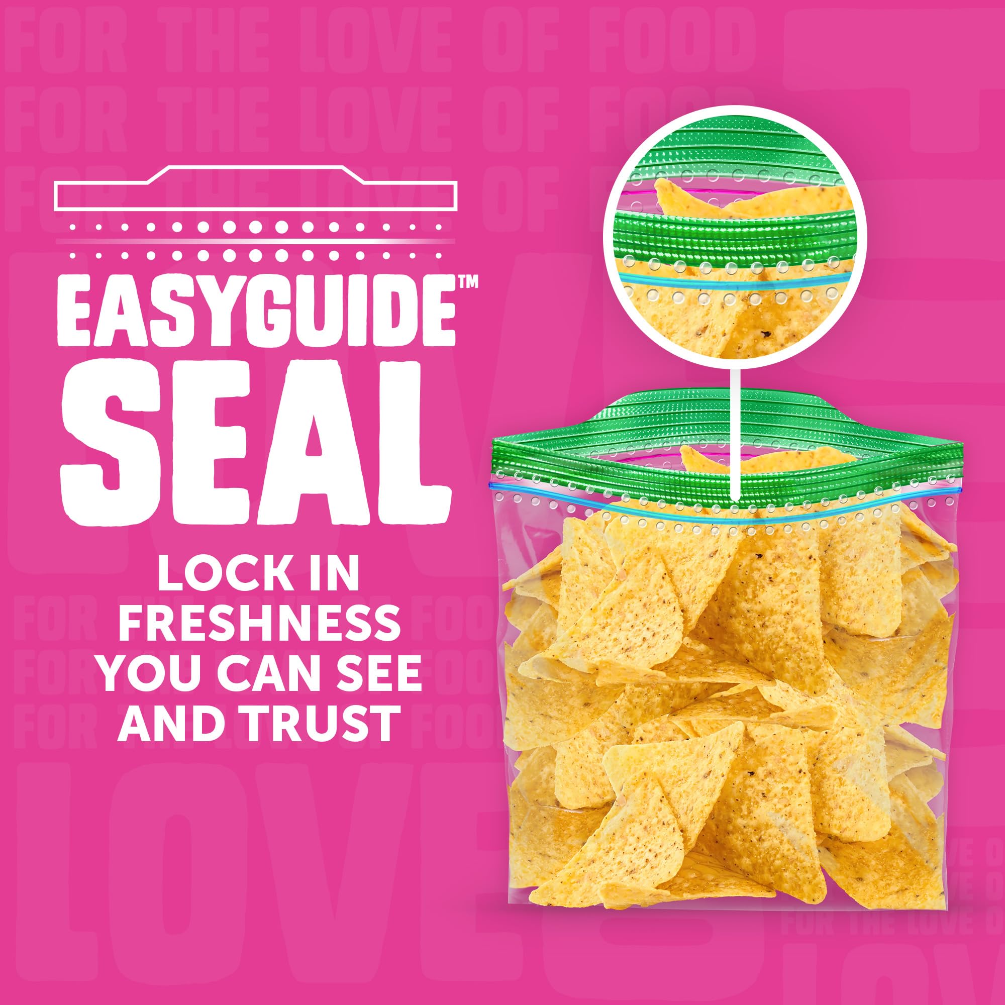 Ziploc Brand Lunch Trio Variety Pack with EasyGuide Texture, Grip ’n Seal Technology, 225 count - Image 6