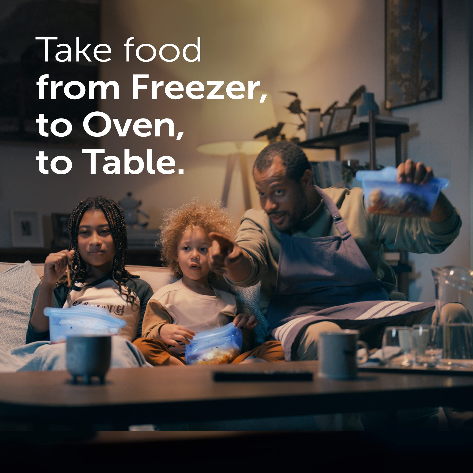 Ziploc Endurables Large Pouch, 8 Cups, Reusable Silicone Bags and Food Storage Meal Prep Containers for Freezer, Oven, and Microwave, Dishwasher Safe - Image 11