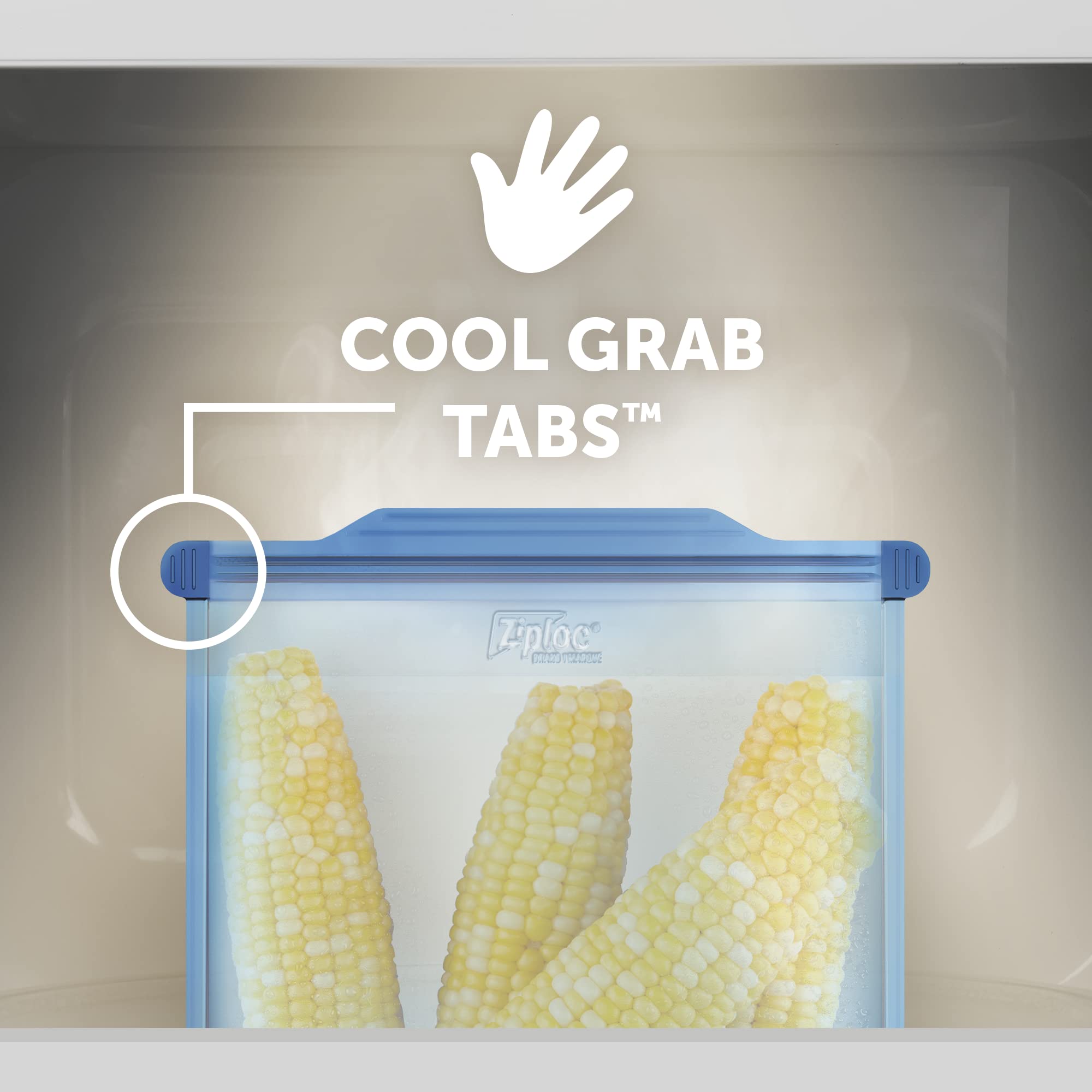 Ziploc Endurables Large Pouch, 8 Cups, Reusable Silicone Bags and Food Storage Meal Prep Containers for Freezer, Oven, and Microwave, Dishwasher Safe - Image 4