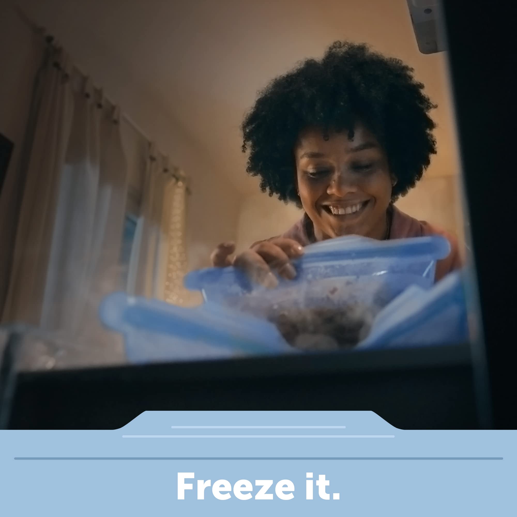 Ziploc Endurables Large Pouch, 8 Cups, Reusable Silicone Bags and Food Storage Meal Prep Containers for Freezer, Oven, and Microwave, Dishwasher Safe - Image 7