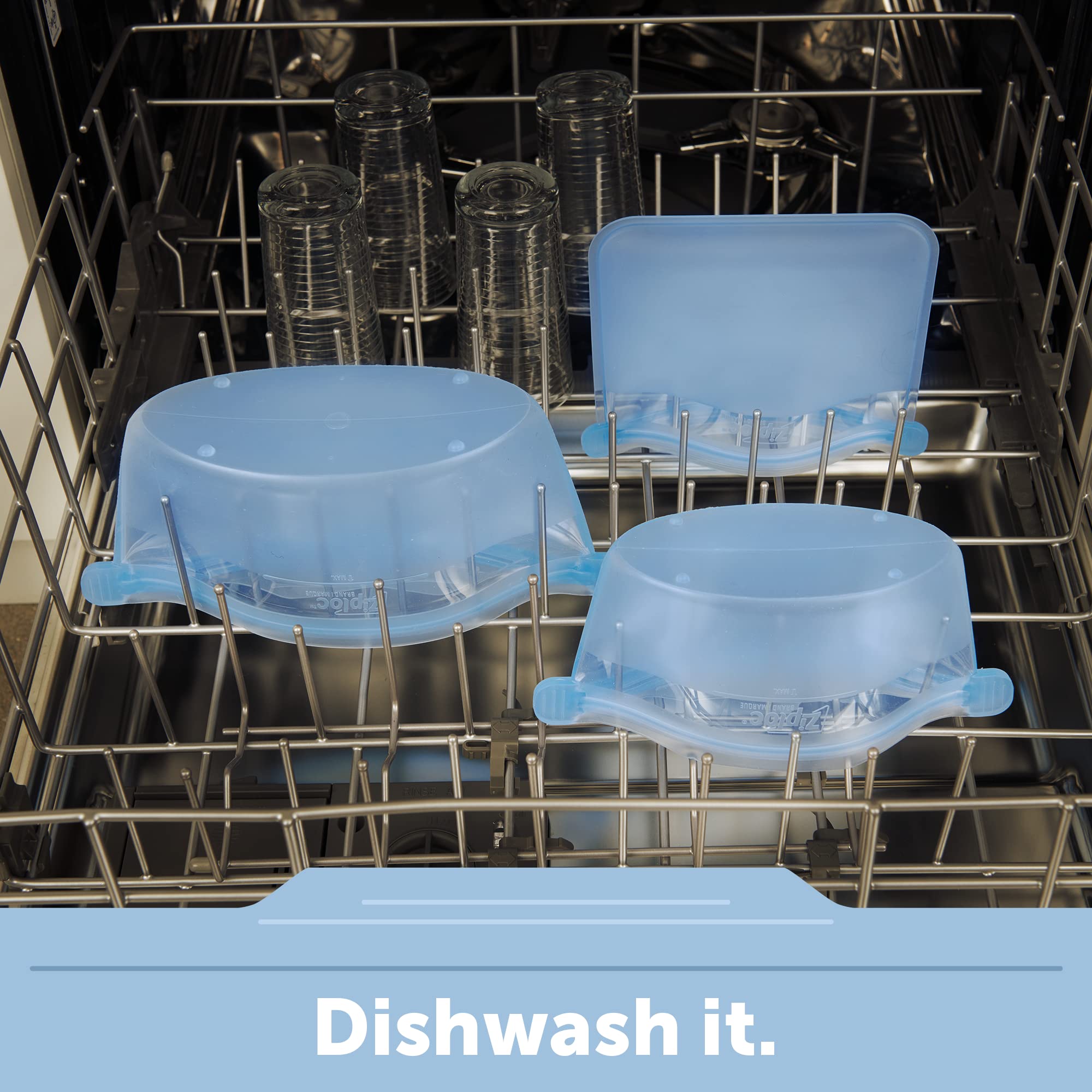 Ziploc Endurables Silicone Food Storage Meal Prep Containers, Microwave Safe and Eco-Friendly, Medium Container, 1 Count - Image 10