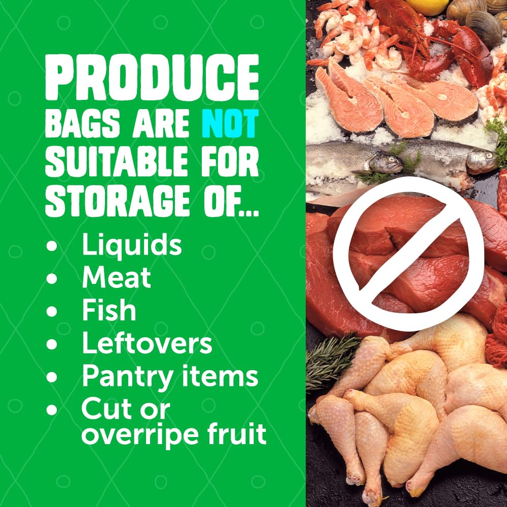 Ziploc Food Storage Produce Bags, Seal Top to Keep and Control Moisture, 15 Bags Total - Image 5