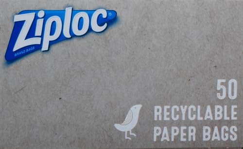 Ziploc Paper Sandwich and Snack Bags, Recyclable & Sealable with Fun Designs, 50 Bags Total - Image 11