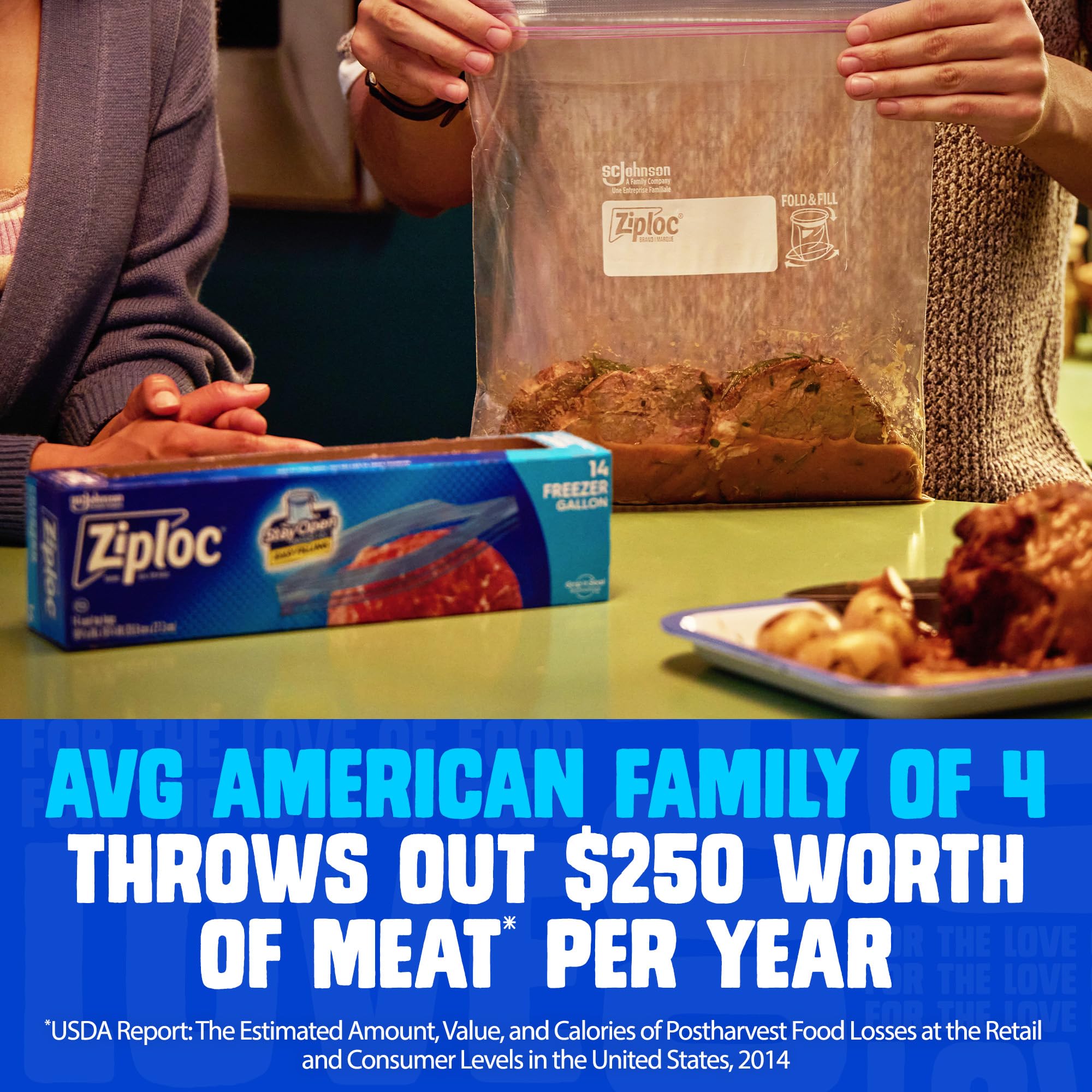 Ziploc Pint Food Storage Freezer Bags, Grip 'n Seal Technology for Easier Grip, Open, and Close, 20 Count - Image 5