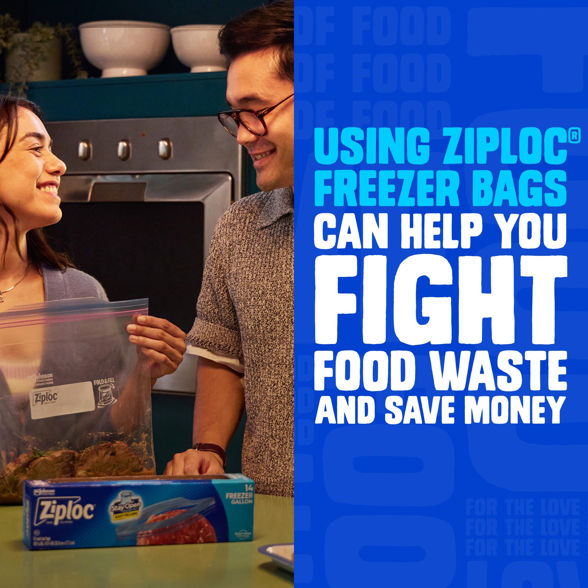 Ziploc Pint Food Storage Freezer Bags, Grip 'n Seal Technology for Easier Grip, Open, and Close, 20 Count - Image 6