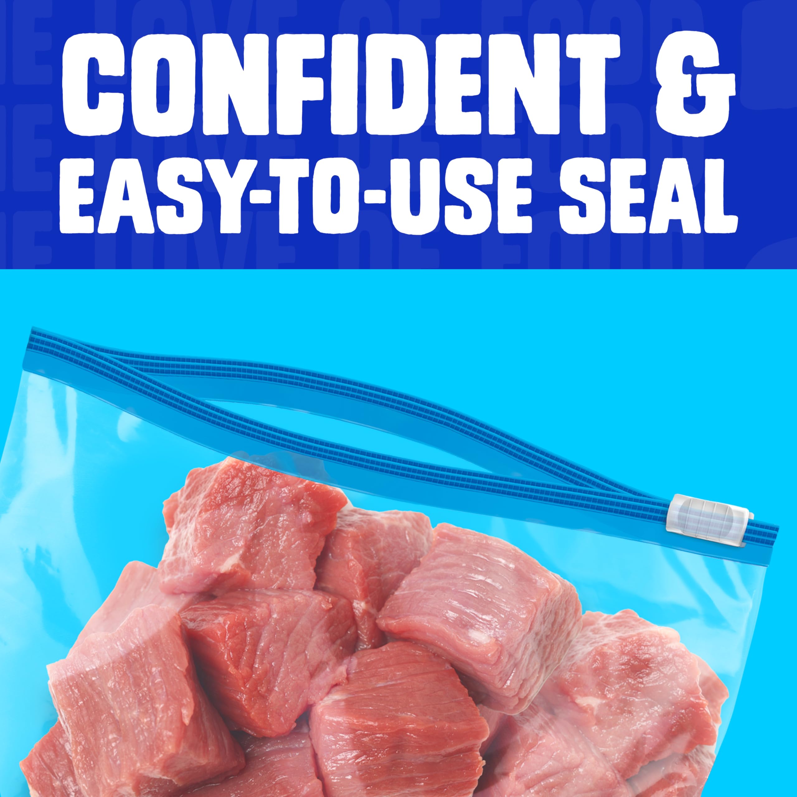 Ziploc Gallon Food Storage Freezer Slider Bags, Power Shield Technology for More Durability, 13 count - Image 3