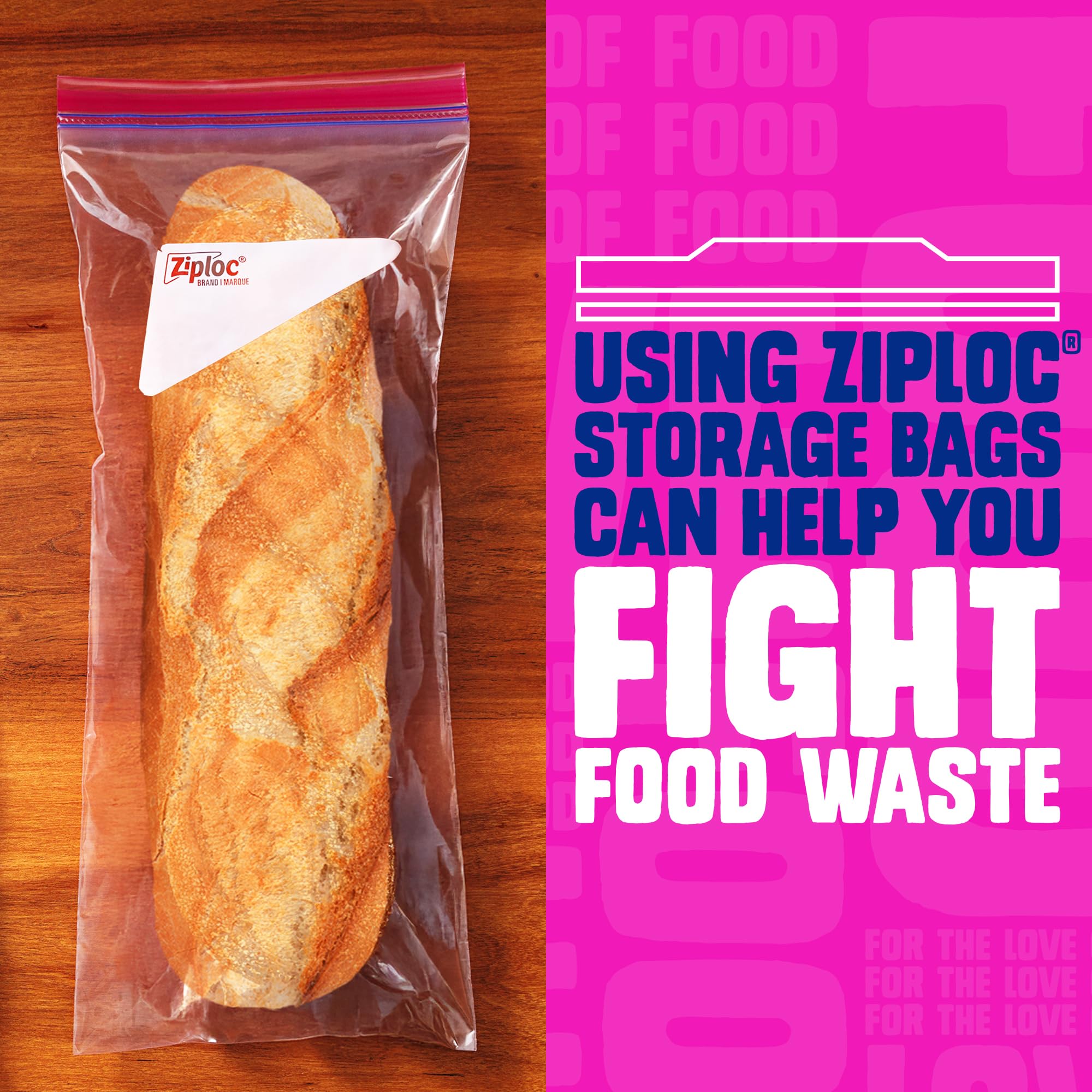 Ziploc Tall Food Storage Bags, 10 Count - Image 5