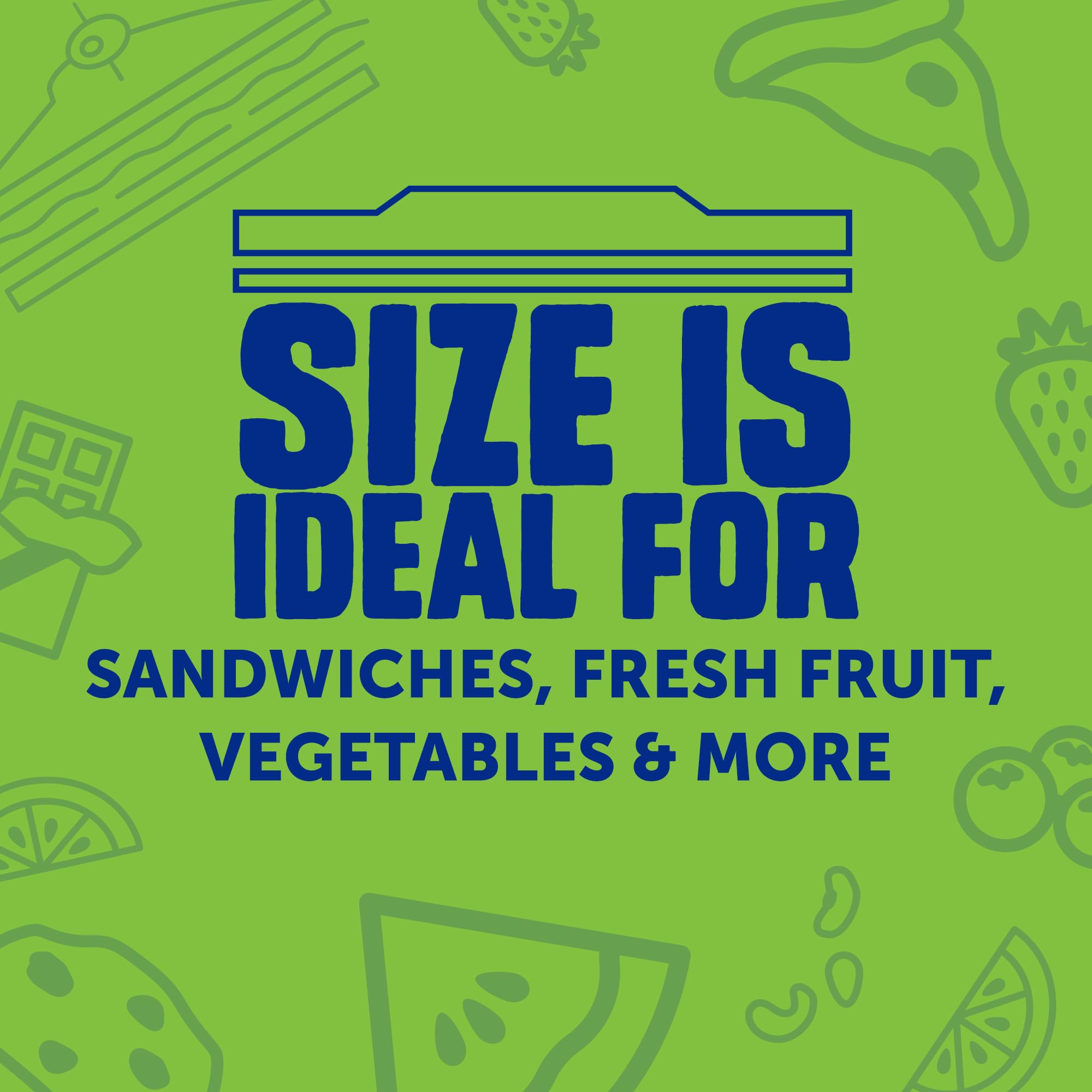 Ziploc XL Sandwich and Snack Bags with EasyGuide Texture, Plastic Storage Bags with Grip 'n Seal Technology, 90 Bags Total - Image 5