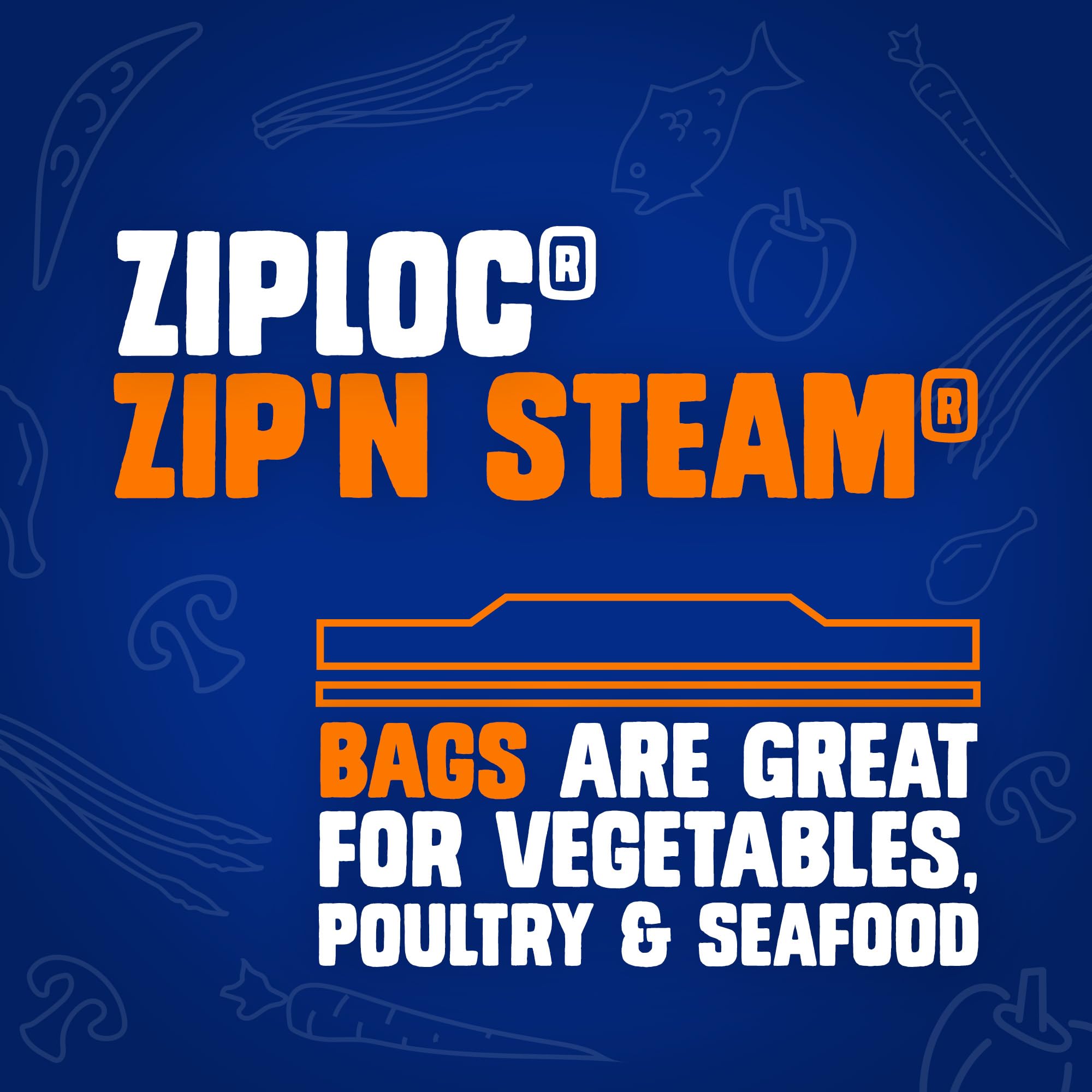 Ziploc Zip 'n Steam Food Storage Cartons for Meal Prep, Healthy Meals in Minutes, Microwave Safe, 10 Count - Image 6